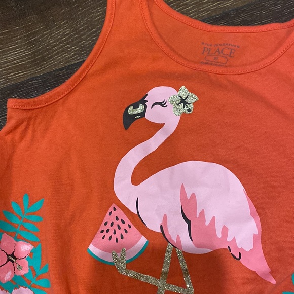 Flamingo Tie Tank - Picture 3 of 4